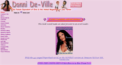 Desktop Screenshot of donnideville.com